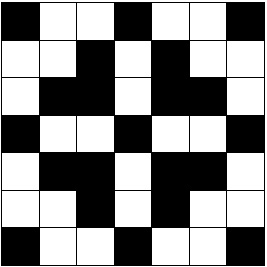 Image of grid with symmetry