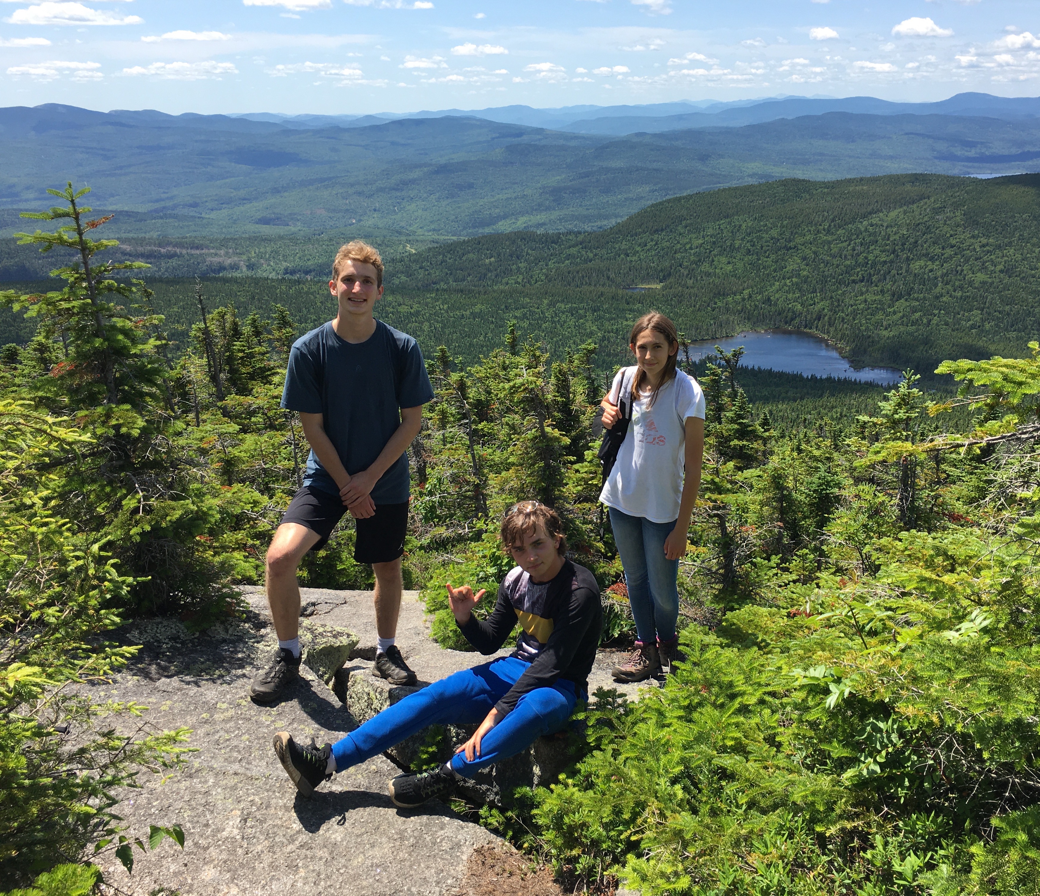 Hiking on the Appalachian trail